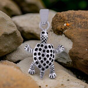 Turtle Sterling Silver Pendant